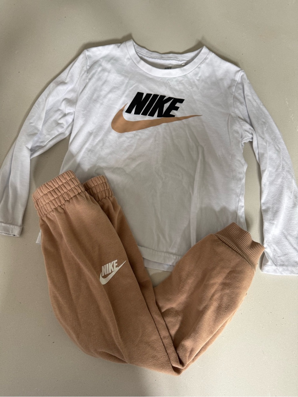Nike Tan Jogger Set